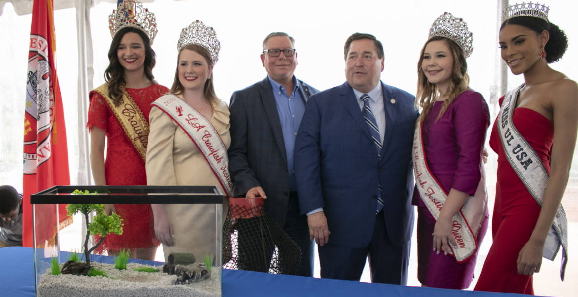 Pardoning of the Crawfish - Lafayette, LA - 3/3/2020 Pardoning of the Crawfish - Lafayette, LA - 3/3/2020