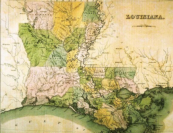 Map of Louisiana