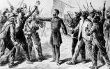 portrayal of Freedmen's Bureau from Harper's Weekly, 1868