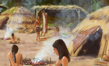 Food preparation at Marksville.