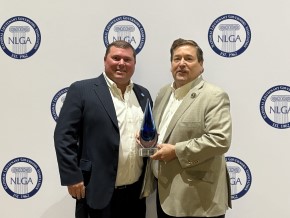 Lieutenant Governor Billy Nungesser is recognized by the National Lieutenant Governors Association with the 2025 STEM Spark Award, presented in partnership with Sapphire Gas Solutions.
